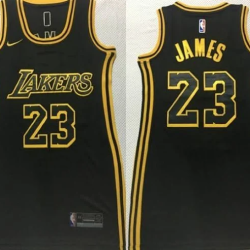 Gytru Zone USA Los Angeles Lakers Lebron James 23 NBA 2021 New Arrival Black Womens Jersey
